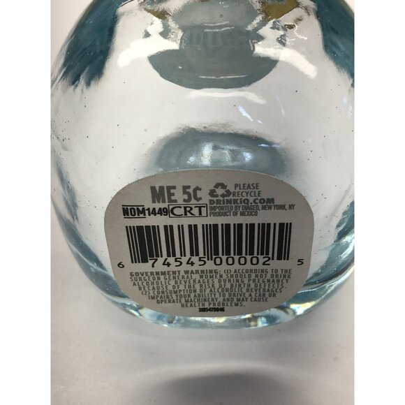 Don Julio Blanco Tequila Bottle Empty 50 mL Blue Round Glass with Wood Cork - Picture 12 of 12